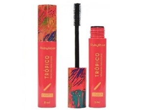 MÁSCARA PARA CÍLIOS TRÓPICO VOLUME & ALONGAMENTO RUBY ROSE 5ML